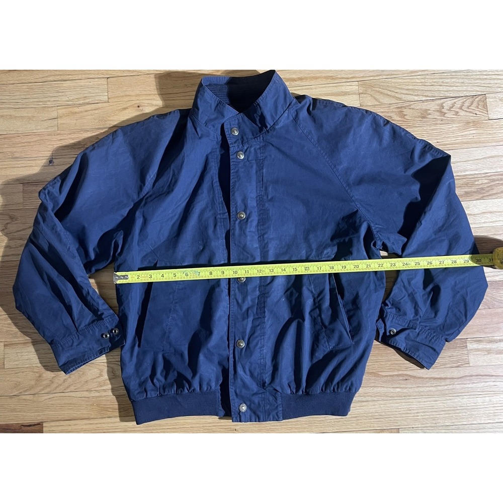 Vintage Paul Stuart Harrington Bomber Jacket Blue Men's Size M